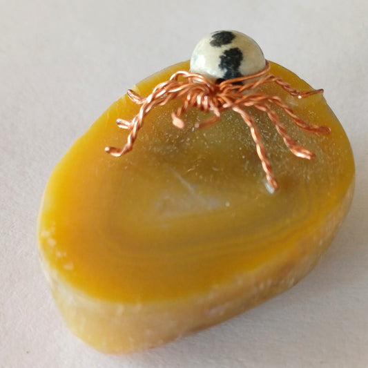 Wire and Dalmatian Stone Spider