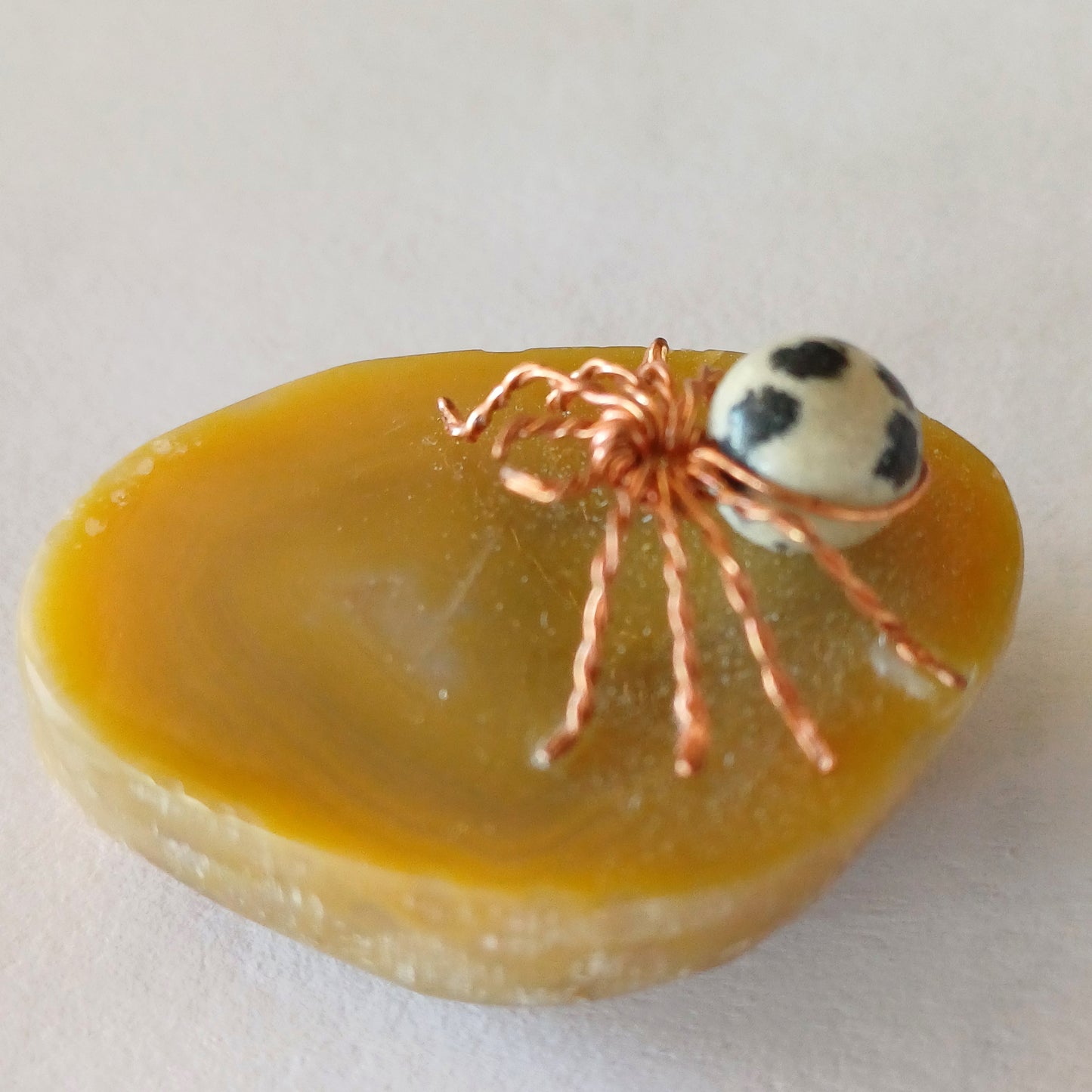 Wire and Dalmatian Stone Spider