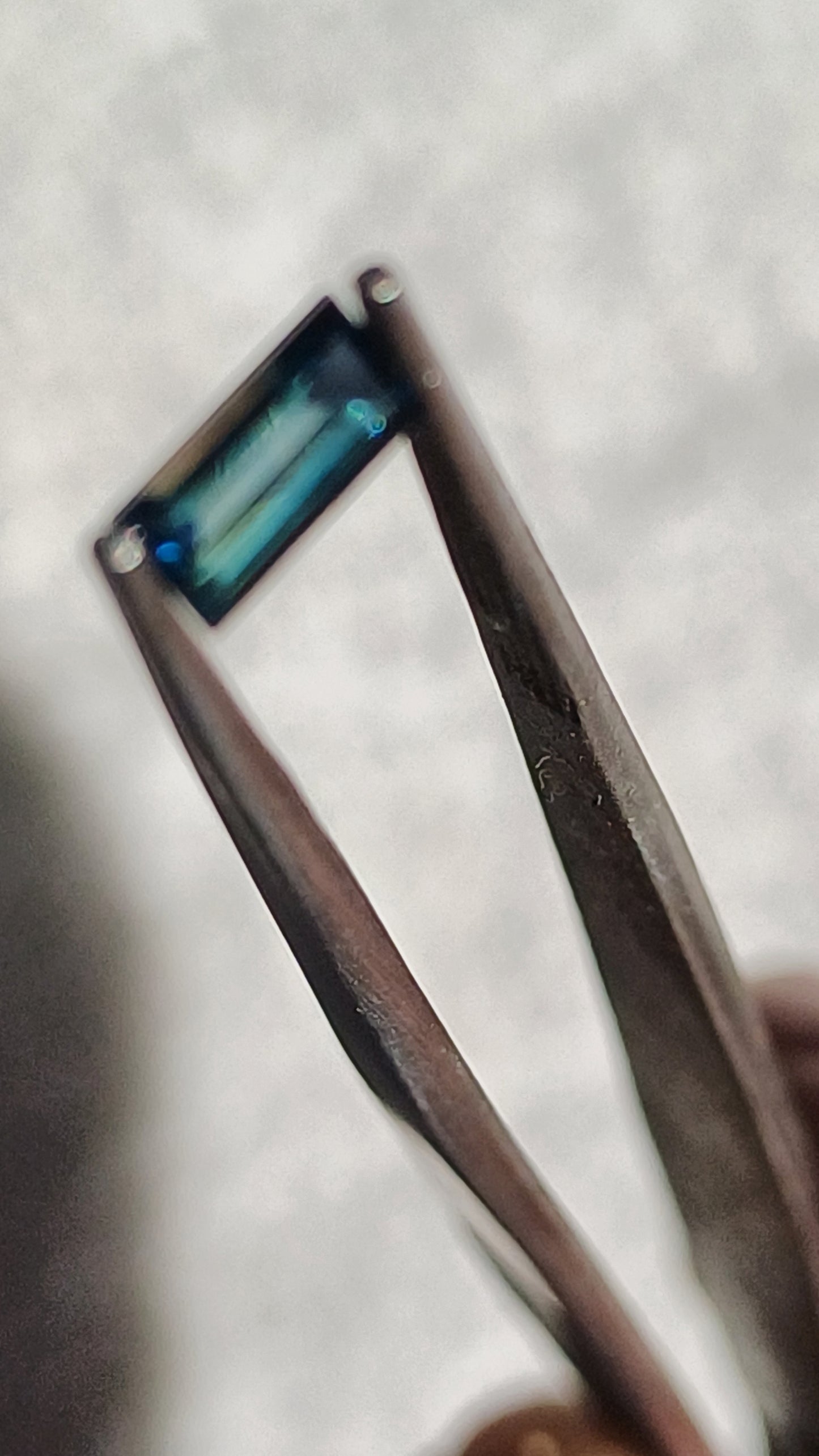 Australian Sapphire Blue/Green Parti 0.53 cts
