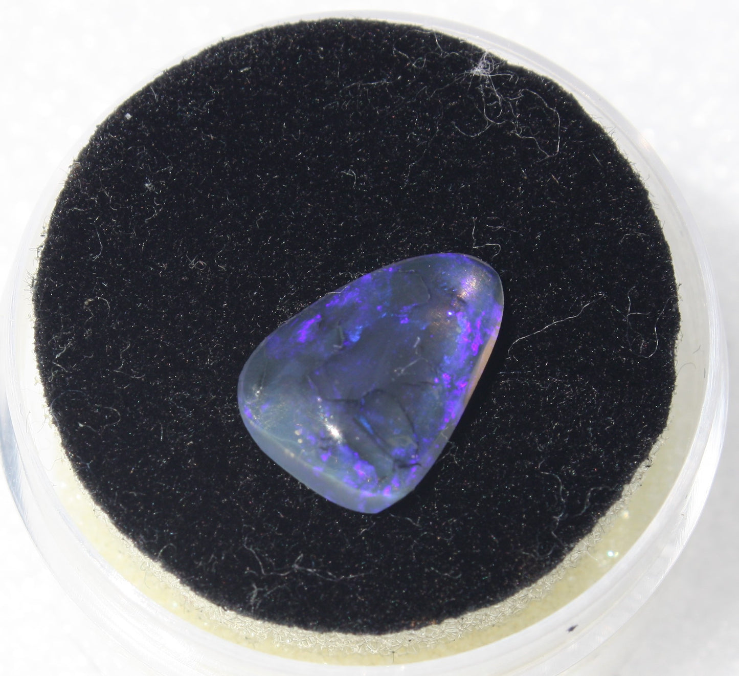 Australian Natural Crystal Opal Freeform Pear