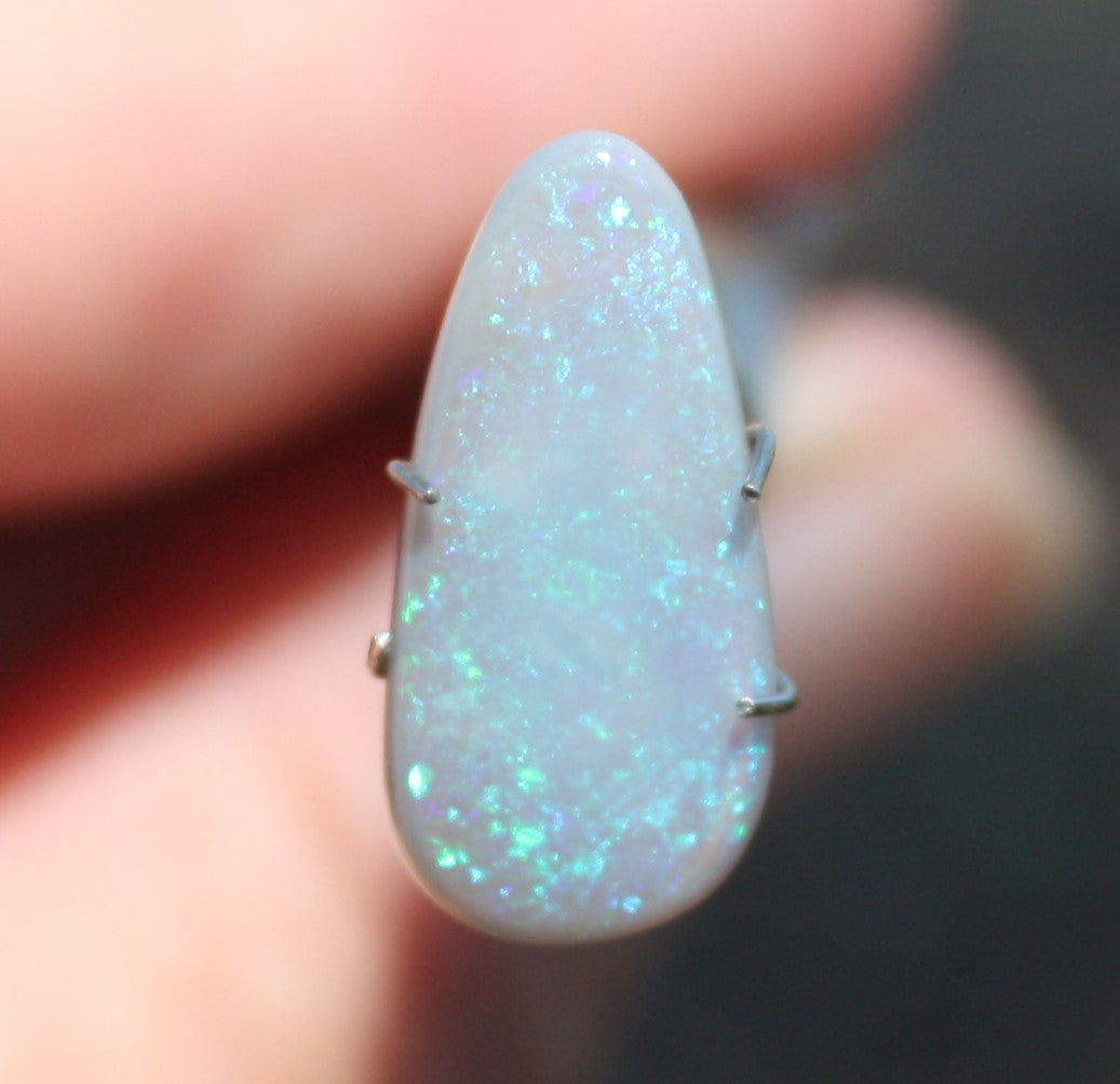 Australian Solid Opal Pear 2.35ct