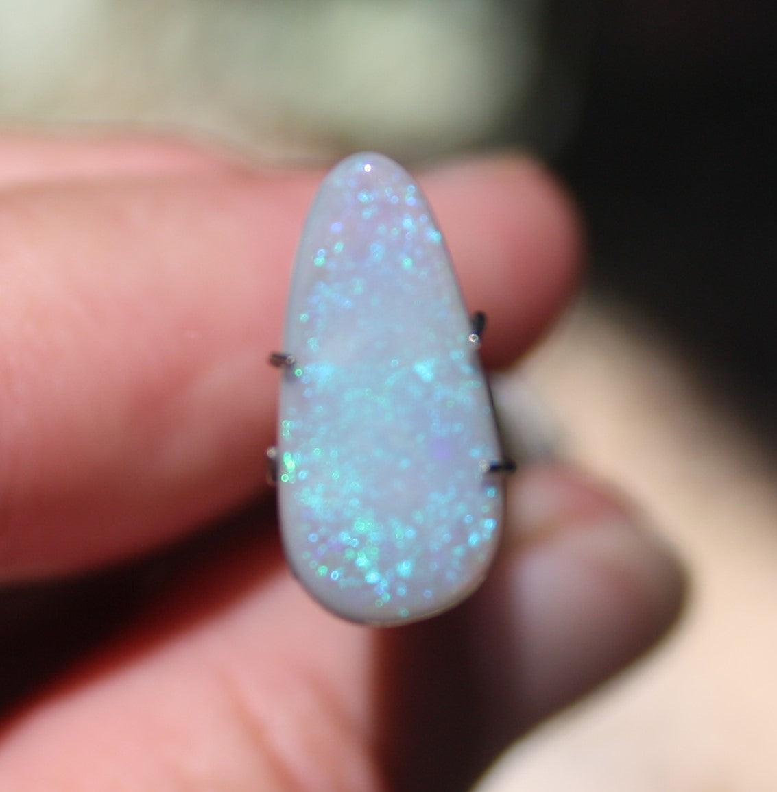 Australian Solid Opal Pear 2.35ct