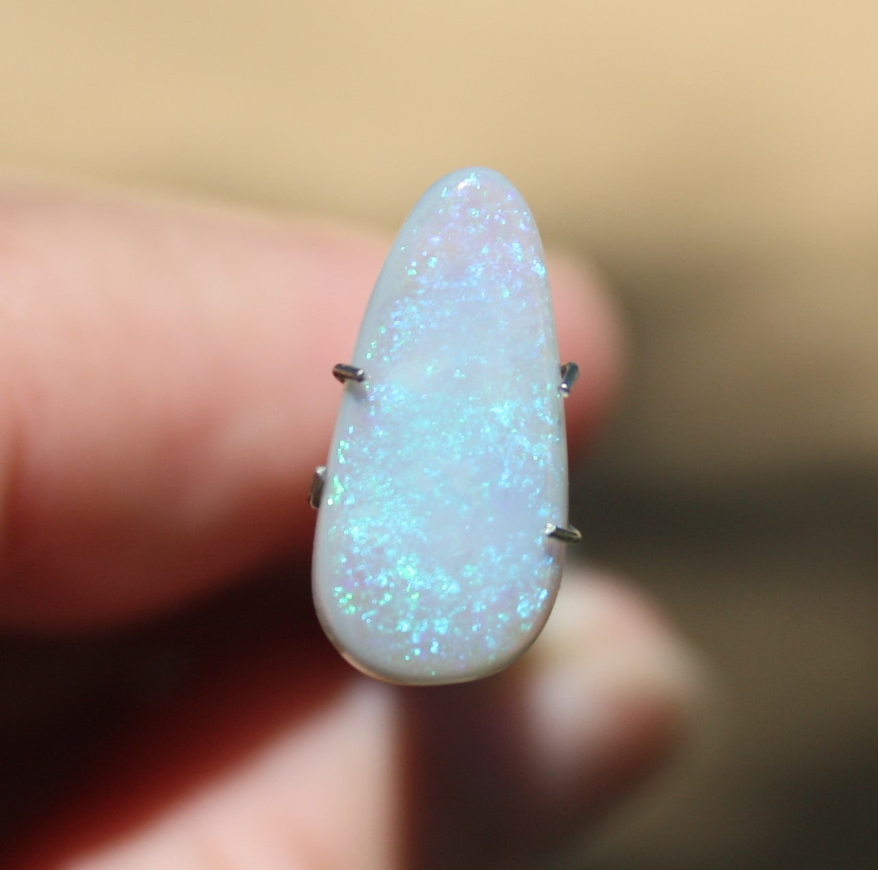 Australian Solid Opal Pear 2.35ct