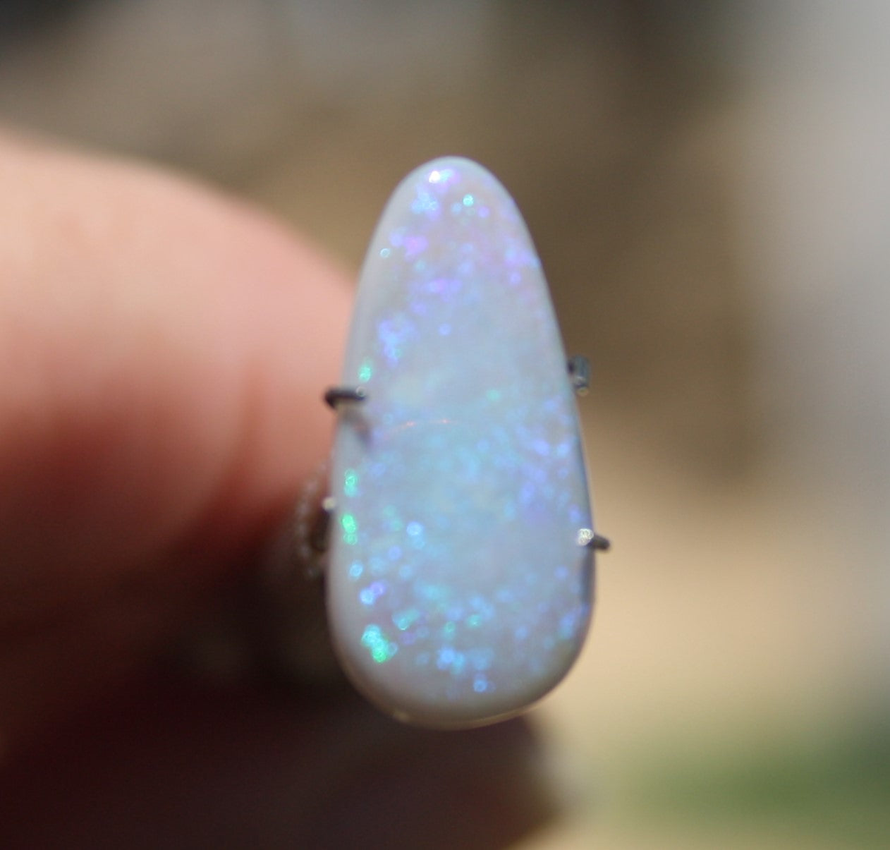 Australian Solid Opal Pear 2.35ct