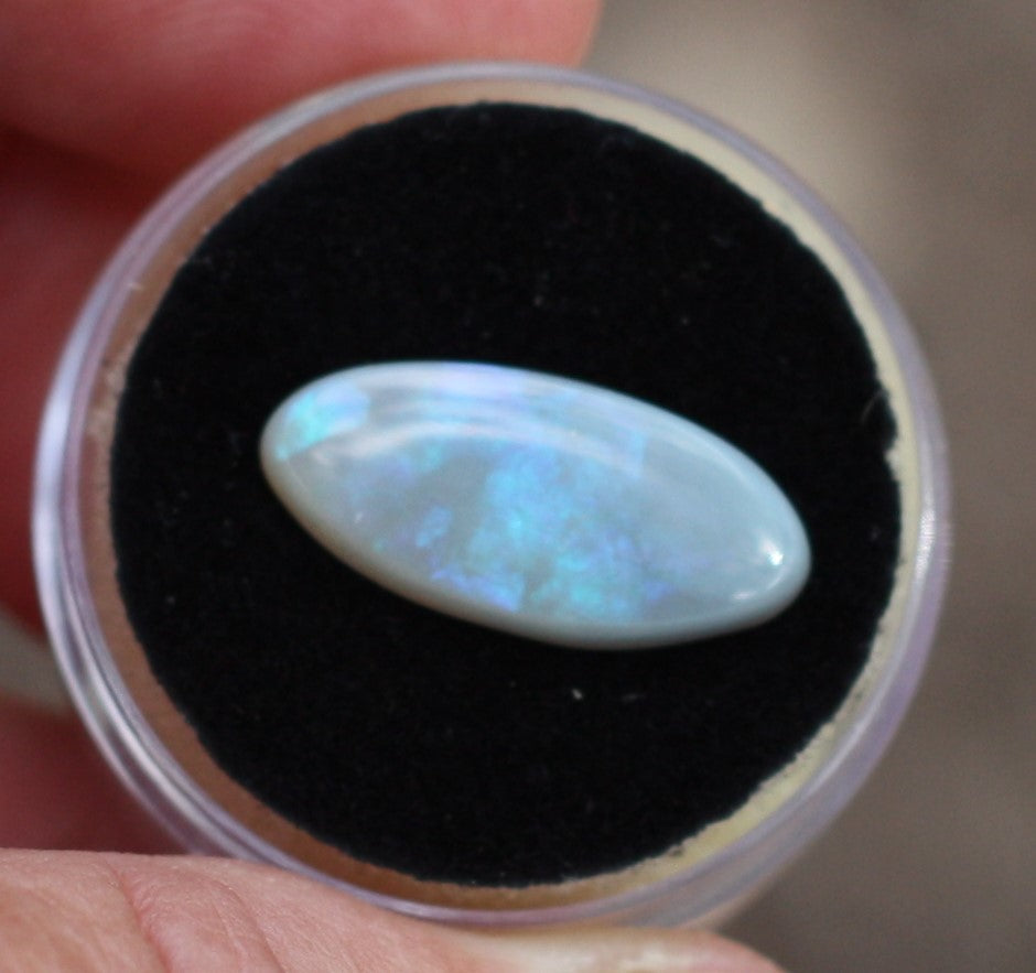 3.2ct Elongated Oval Solid Australian Opal