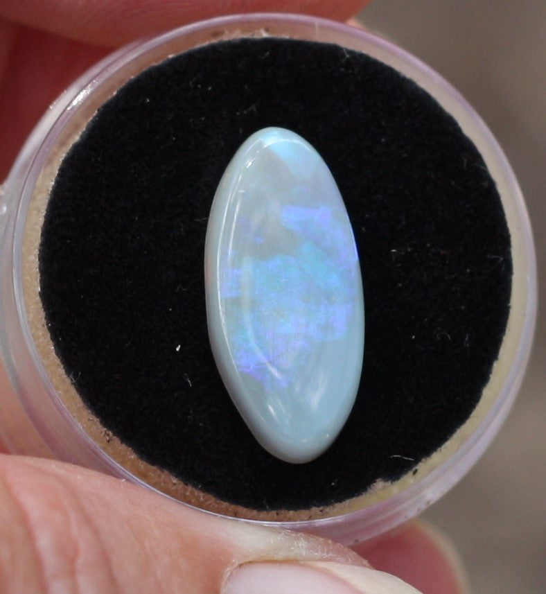 3.2ct Elongated Oval Solid Australian Opal