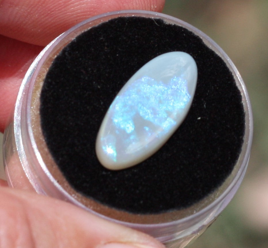 3.2ct Elongated Oval Solid Australian Opal