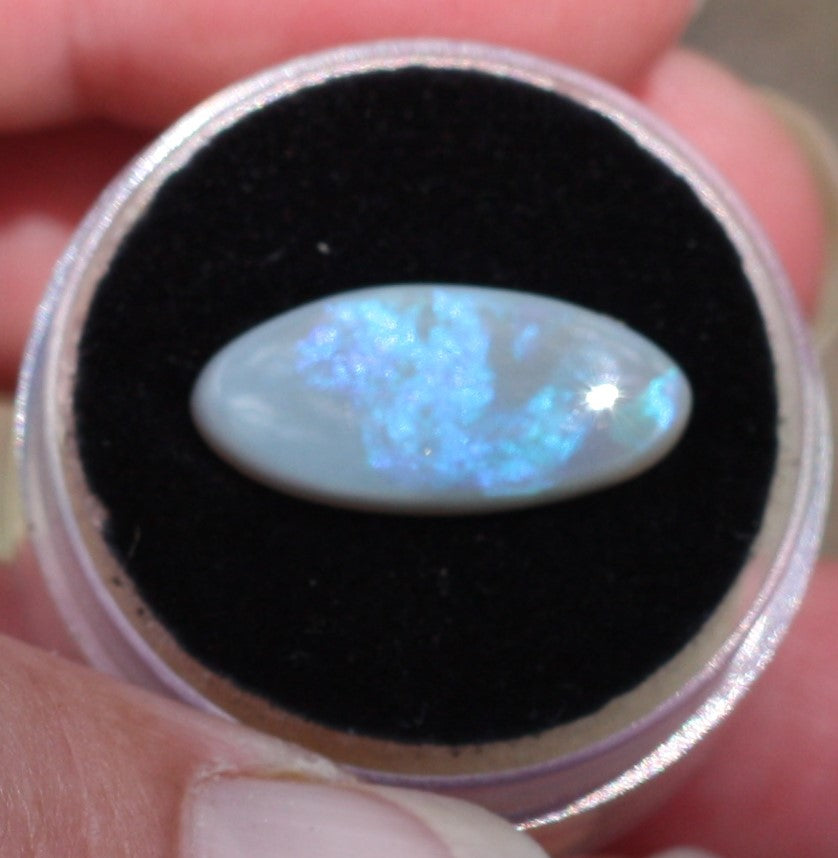 3.2ct Elongated Oval Solid Australian Opal
