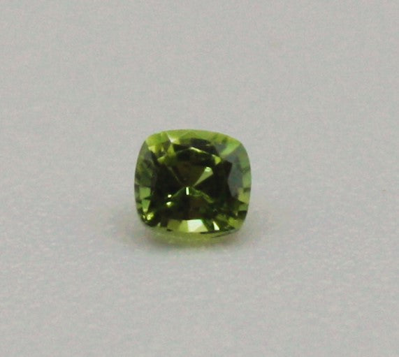 Australian Sapphire Bright Green Square Cushion 3.8mm x 3.5mm