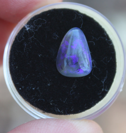 Australian Natural Crystal Opal Freeform Pear