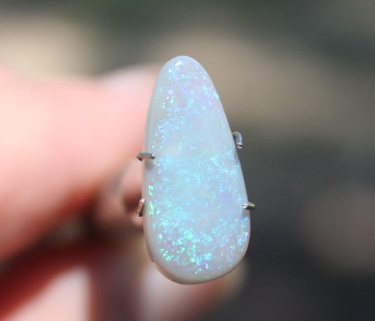 Australian Solid Opal Pear 2.35ct